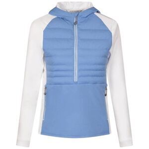 NEW Peter Millar Merge Hooded Jacket Blue White | XL